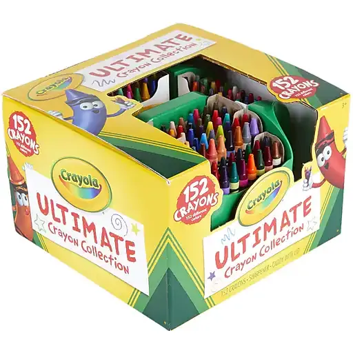 Crayola 520030 Ultimate 152 Assorted Crayon Box with Sharpener Caddy