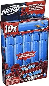 Nerf Mega XL Dart Refill, Includes 10 Mega XL Whistler Darts, Largest Mega Darts Ever, Makes Whistling Sound When Fired