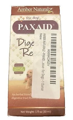 Amber Naturalz Paxaid (Paxxin) Digestive Rescue 1 oz Exp 1/26