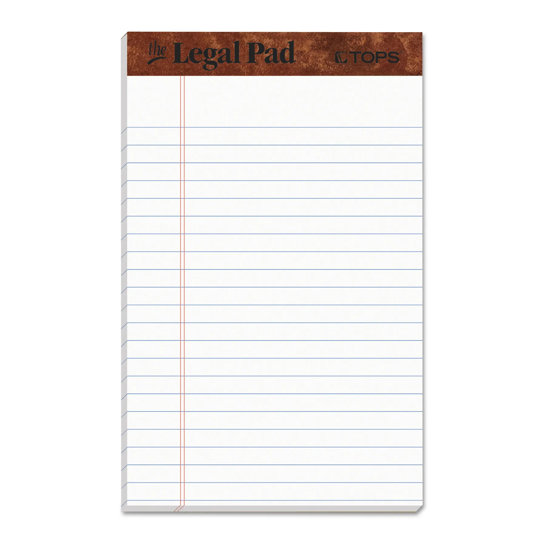 TOPS "The Legal Pad" Ruled Perforated Pads, Narrow Rule, 50 White 5 x 8 Sheets, Dozen