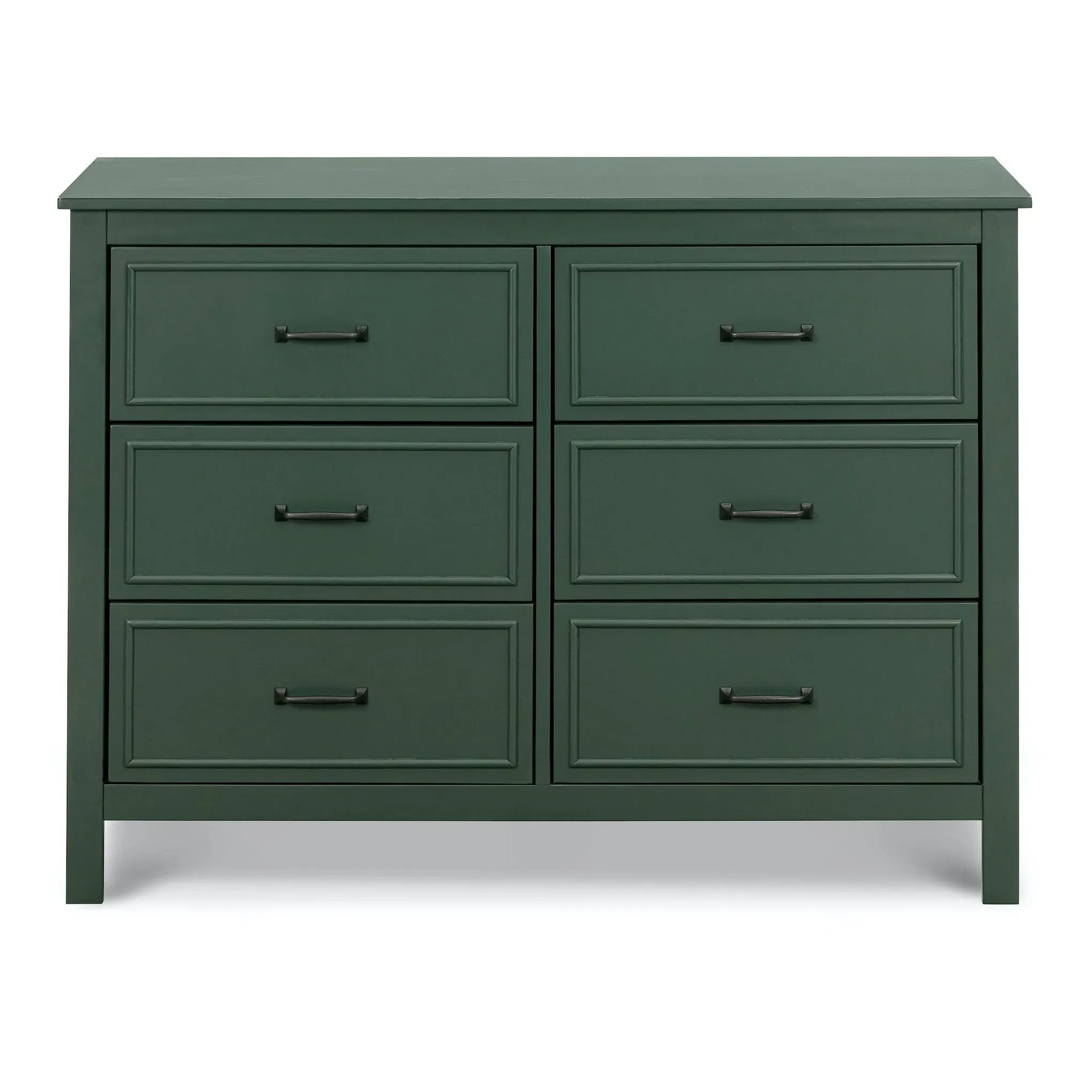 DaVinci Charlie 6-Drawer Double Dresser - Forest Green