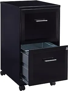 Lorell File Cabinet, Black -