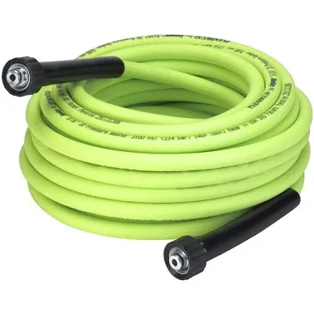 Flexzilla Pressure Washer Hose 5/16" 25' M22 3100psi, ZillaGreen - HFZPW3525M-E