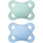 MAM Original Matte Pacifier, 0-6 Months, Boy, 2 Pack