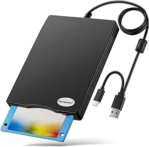 3.5" USB External Floppy Disk Drive Portable 1.44 MB FDD for PC Windows 7/8/10