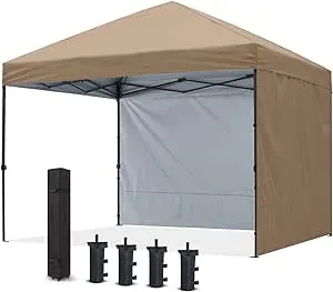 COOSHADE Pop Up Canopy Tent 10x10ft Outdoor Festival Tailgate Event Vendor Craft ...