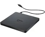 Dell - DW316 8x Slim External USB DVD±RW/CD-RW Drive - Black