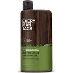 Every Man Jack 2-in-1 Tea Tree + Cedar Shampoo + Conditioner - Thicken, Cleanse, and Hydrate Hair with Coconut, Aloe, Tea Tree Oil - Notes of Fresh C