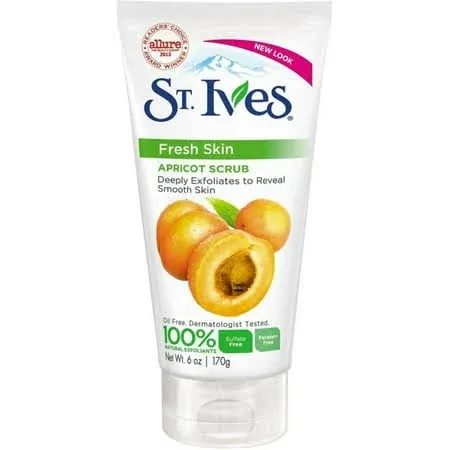 St. Ives Fresh Skin Invigorating Apricot Scrub 6 Oz 2 Pack by St. Ives