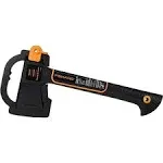 Fiskars Steel Hatchet with Sheath - Black/Orange - 14 in