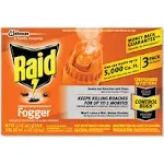 Raid Fogger, Concentrated Deep Reach, 3 Pack