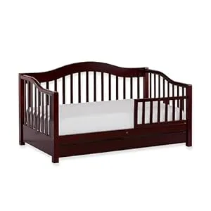 Dream on Me Toddler Day Bed with Storage, Black