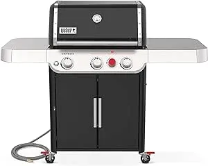 Weber Genesis SP-E-325s 3 Burner Natural Gas Grill Deep Ocean Blue