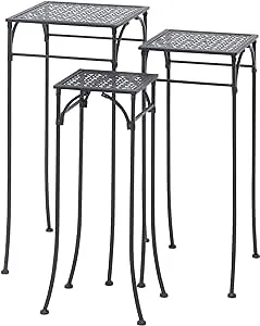 Studio 350 Sqaure Plant Stand Set of 3