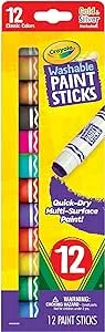 Crayola Project Quick-Dry Paint Sticks