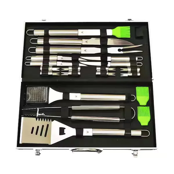 G & F Products 20-Piece Stainless-Steel BBQ Tool Kit