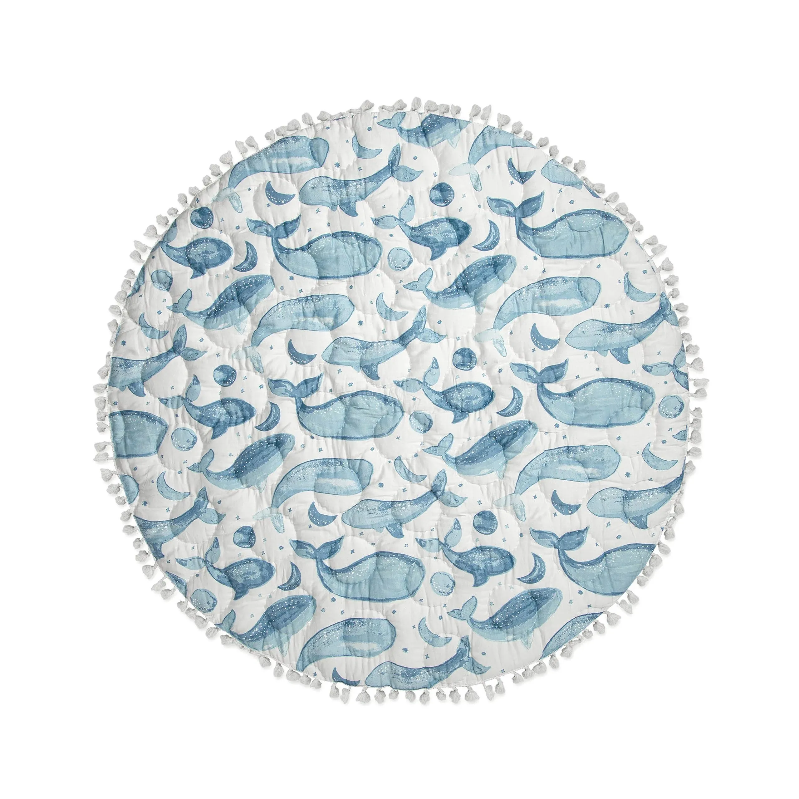 Baby Boys Caspian Quilted Playmat In Blue