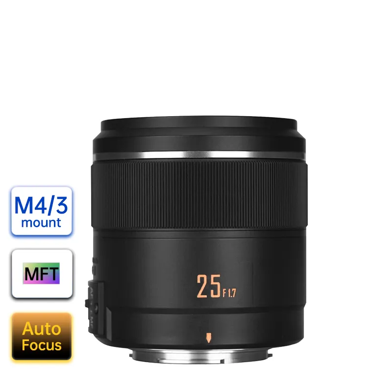 Yongnuo YN25mm F1.7M AF/MF Lens for Micro M4/3 Mount Olympus Panasonic G100 G95