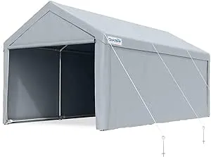 2-Room Strong &amp; Stable Vehicle &amp; Car Tent w/ Weather Resistant PE Roof