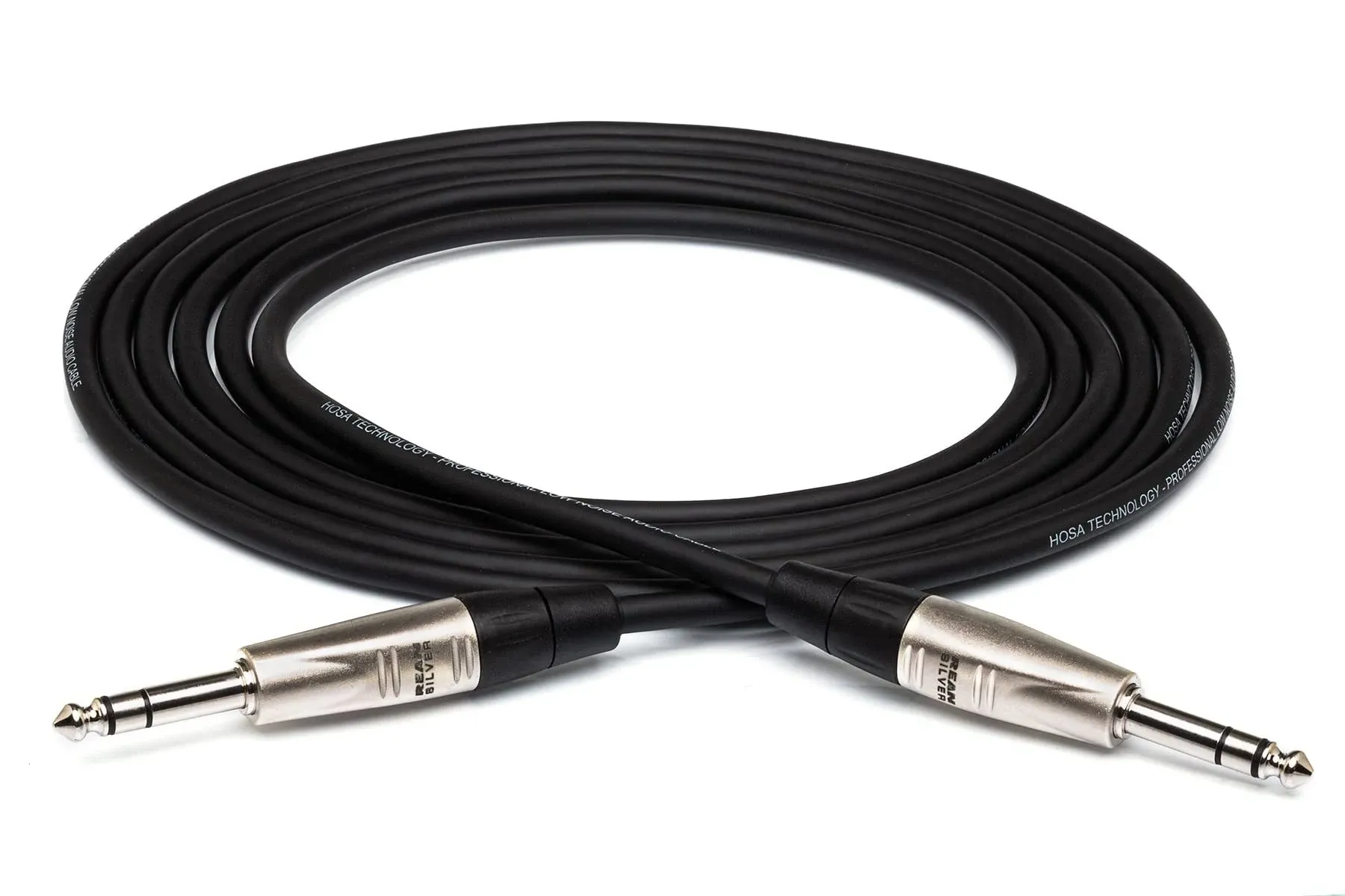 Hosa HSS-005 REAN 1/4" TRS to Same Pro Balanced Interconnect Cable - 5'