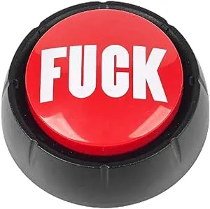 Talking Button,Button-Complete Red/Black (Fuck)