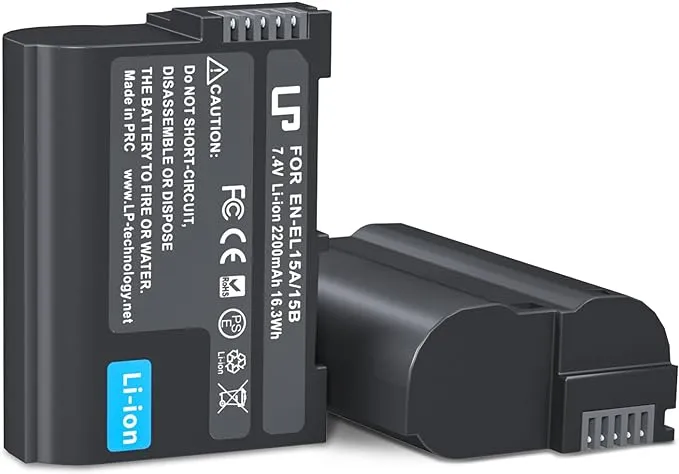 LP EN-EL15 Battery for Nikon Cameras