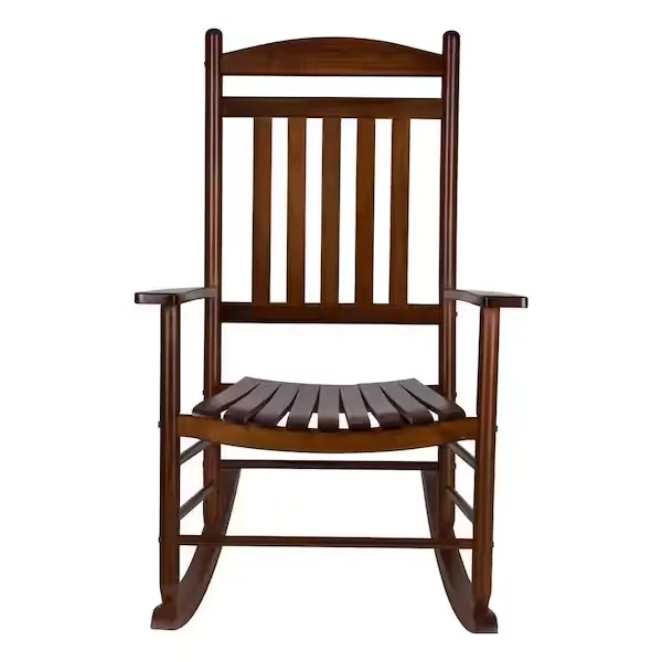 Maine Porch Rocker Oak Wood Outdoor Rocking Chair