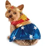 Rubie's Wonder Woman Deluxe Dog Costume - Small, Adult Unisex, Red