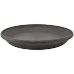 Arcadia Garden Products Single Slip Saucer: 10-in Dark Charcoal