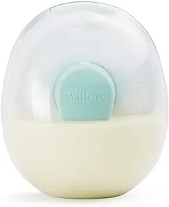 Willow Go Pump Reusable Breast Milk Containers, 2 Ct, Holds 7 oz. Per Container, Breastfeeding Essential for The Willow Go Wearable Breast Pump, Hands-Free Pumping