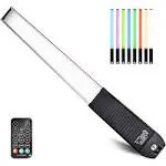 LUXCEO RGB LED Photography Lighting Portable Wand Handheld LED Video Light 10...