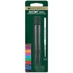 Monteverde USA Soft Roll Ballpoint Refill For Montblanc Pens - Black (2 Pack) (M142BK)