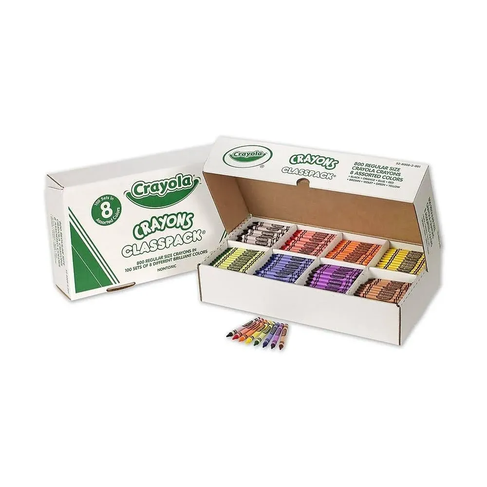 Crayola CYO528016 Classpack Regular Crayons - 16 pack, 50 count each