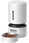 Petlibro Granary Automatic Dog & Cat Feeder, White, 5-L