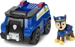 Paw Patrol, Chase?s Patrol Cruiser Vehicle with Collectible Figure, For Kids