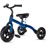 YGJT 3 in 1 Tricycle for Toddlers Age 2 3 4 Year Old Folding Kids Bik