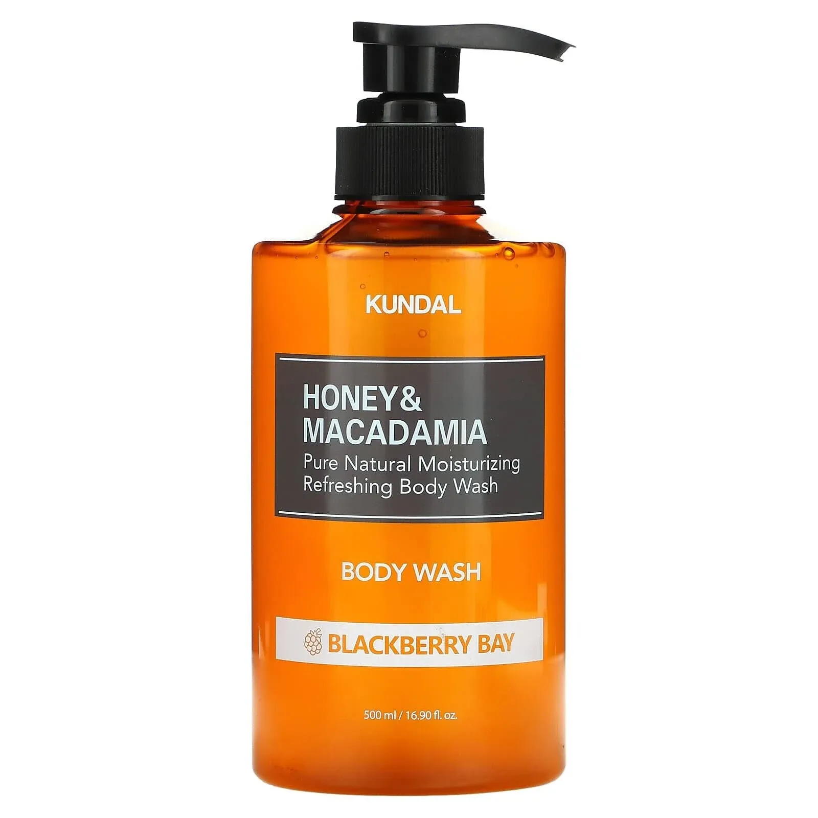 Kundal, Honey & Macadamia, Body Wash, Duschgel, Brombeere, 500 ml (16,9 fl. oz.)