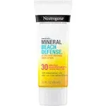 Neutrogena Purescreen+ Mineral Beach Defense Performance Sunscreen Broad Spectrum Spf 30 (3 fl oz)