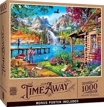 Time Away - Fishing with Pappy 1000 Piece Jigsaw Puzzle