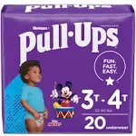 Huggies Pull-Ups Training Pants, Disney Junior Mickey, Size 3T-4T (32-40 lbs) - 20 pants