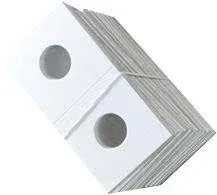 Cardboard/Mylar 2x2 Coin Holder Flips for Penny/Cent 19mm, by Guardhouse 100 PK