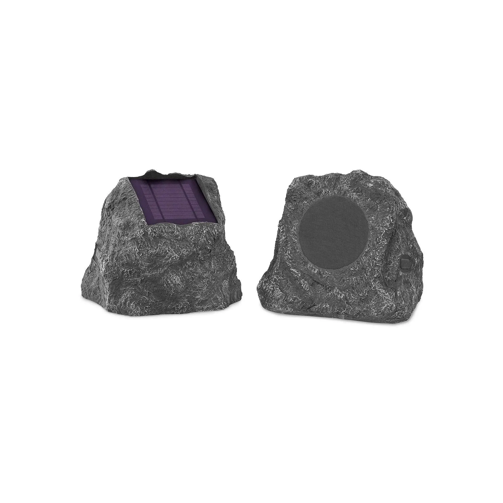 Innovative Technology Solar Charging Bluetooth Outdoor Rock Speakers