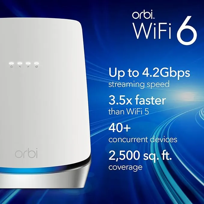 Netgear Orbi WiFi 6 Docsis 3.1 Cable Modem Router