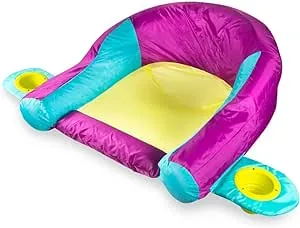 SwimWays AquaLinx Floats - Interlocking Swim Loungers for Pool or Lake - Purple