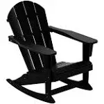 WestinTrends Outdoor Patio Porch Rocking Adirondack Chair