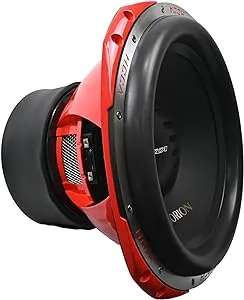 ORION HCCA Series HCCA152 High Performance 15” Competition Grade Car Subwoofer, 10000W Max Power, 2500W RMS, Dual 2 ohms, 4” Voice Coil - Powerful Black Coil Subwoofer for Cars, Trucks, Jeeps