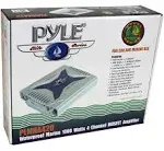 Pyle PLMRA420 4 Channel 1000 Watt Marine Amplifier