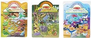 Melissa & Doug Reusable Puffy Sticker Wild Adventures Play Set 3-Pack