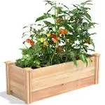 Greenes Fence Garden Bed 16&#034; x 4&#039; x 16.5&#034; Raised Premium Cedar