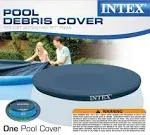 Intex Easy Set Swimming Pool Cover, Blue, 10'